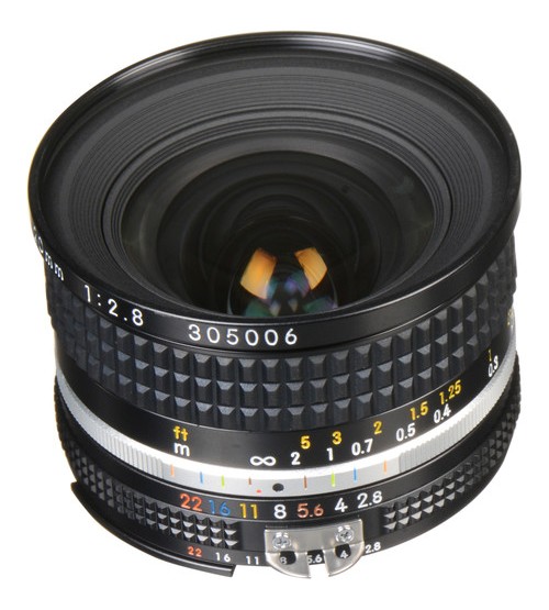 Nikon 20mm f2.8 Nikkor Lens A